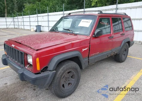 1998 Jeep Cherokee Classic/Sport из США, поврежденный, VIN 1J4FJ68S7WL192924